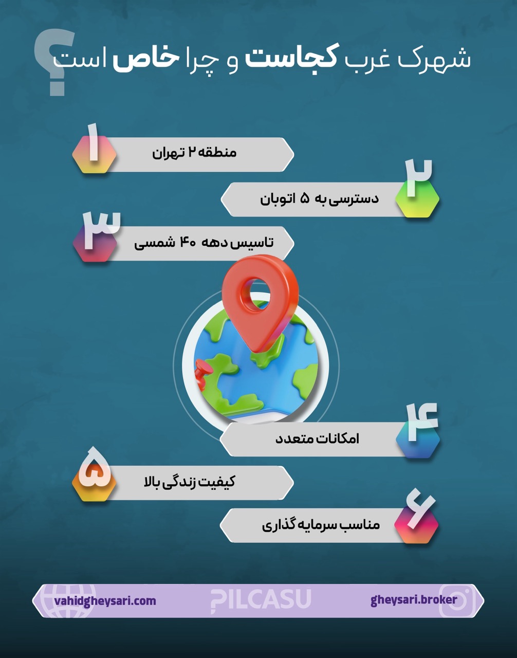 شهرک غرب کجاست و چرا خاص است؟