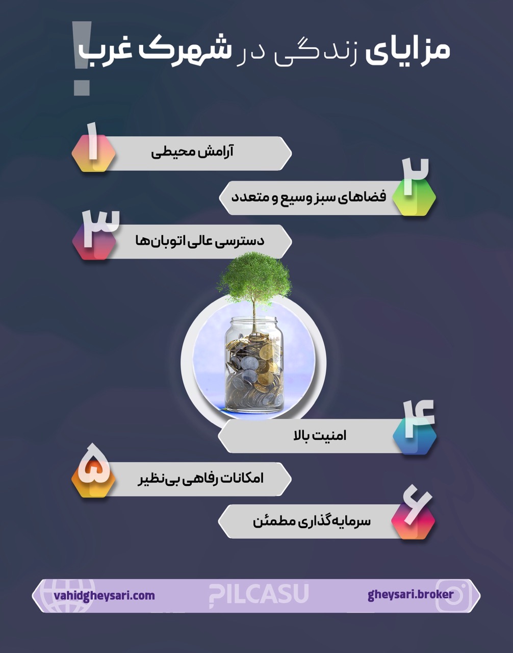 مزایای زندگی در شهرک غرب