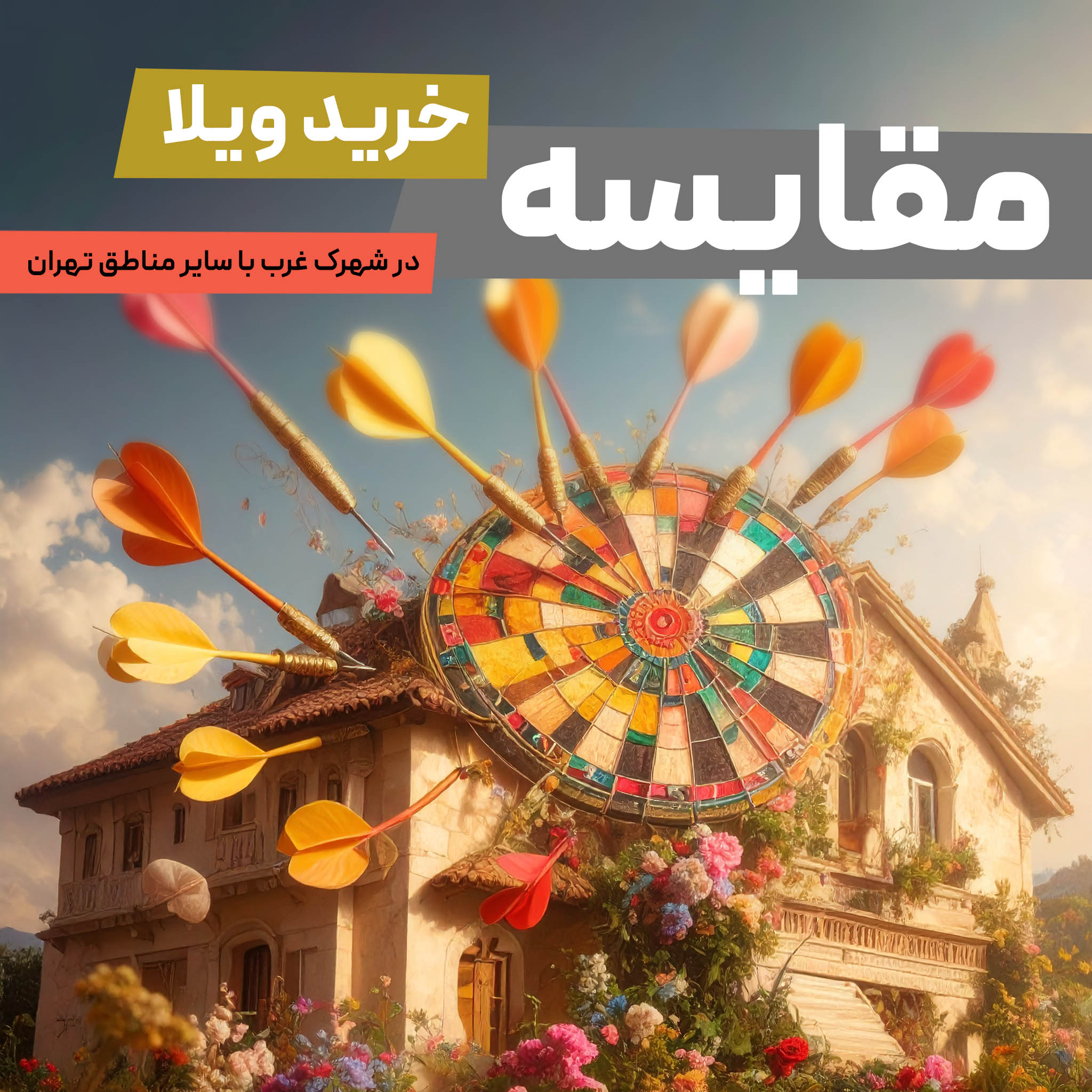 مقایسه خرید ویلا در شهرک غرب با مناطق دیگر تهران